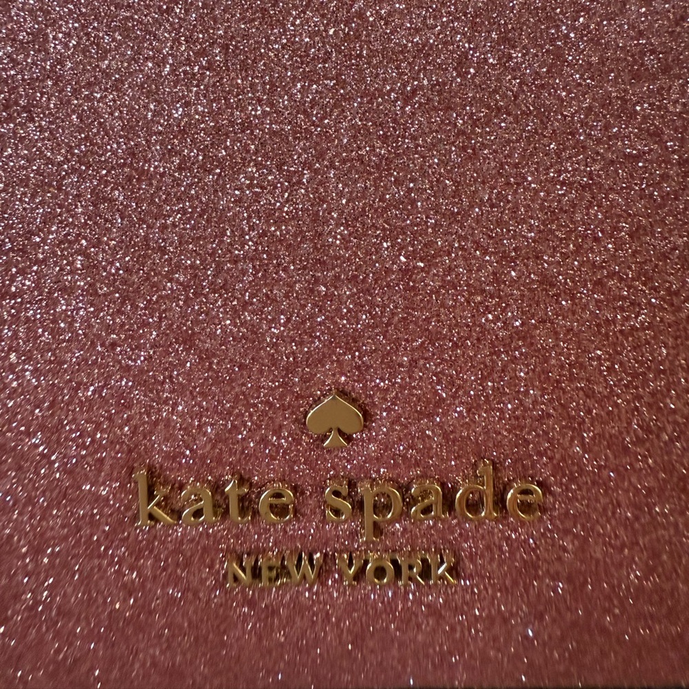 NWOT Kate Spade New York Glimmer Glitter Pochette Handbag in Mitten Pink - Picture 4 of 7